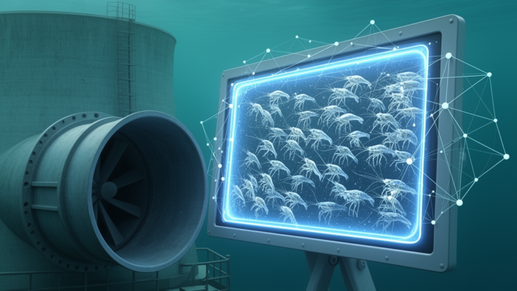 AI Learns to Count Tiny Shrimp in Sonar Images to Protect Nuclear Power Plants