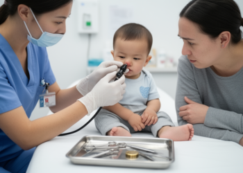 Button Batteries in Children’s Noses: Large Case Series Reveals Injury Patterns and Treatment Outcomes
