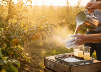 Microbes, Melatonin and Kaolin: Nature-Based Fixes for Heat-Stressed Orchards