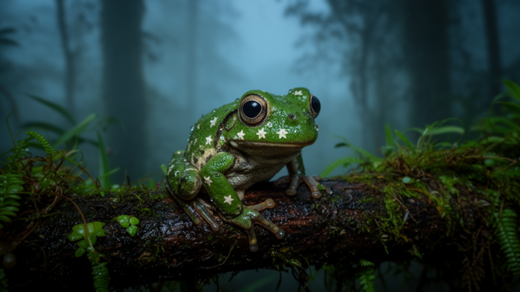 New mossy treefrog species emerges from Oaxaca cloud forests with a starry-eyed gaze