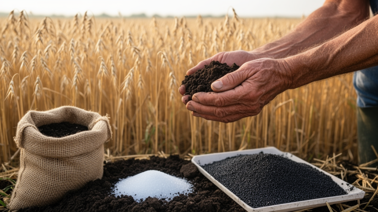 Microbial agent, organic fertilizer, and silica powder team up to revive salty soils and supercharge oat harvests