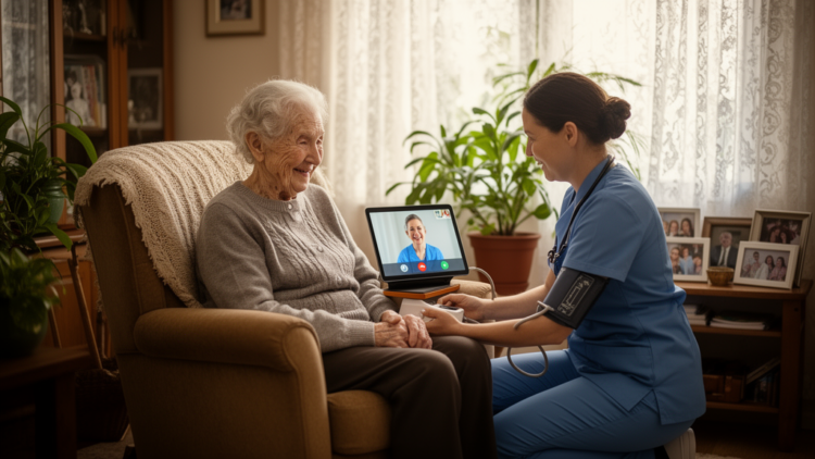 Hybrid-Virtual Home Visits May Keep Frail Older Adults Out of Nursing Homes