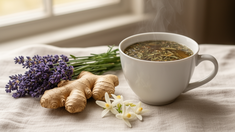 Ginger, Lavender, and Orange Blossom Show Signals Against Morning Sickness, but Evidence Confidence Stays Low