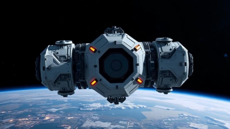 Deployable Space Modules Learn to Fix Their Own Shape Before Docking