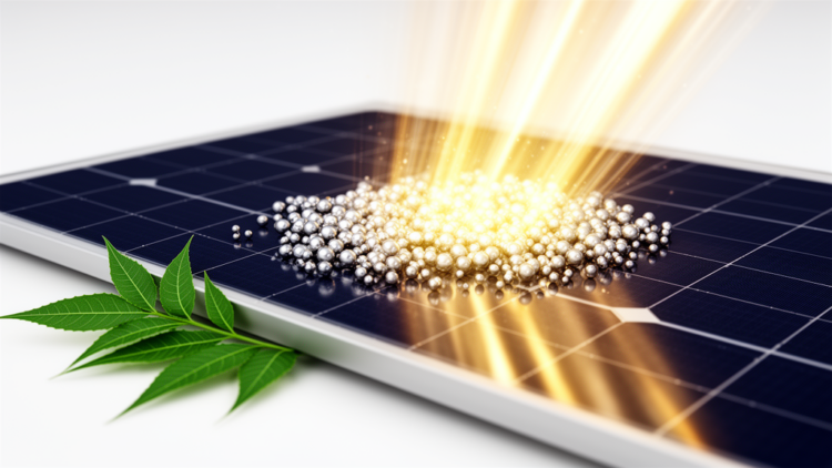 Neem-grown silver nanoparticles supercharge solar cells with a 54.7% efficiency leap