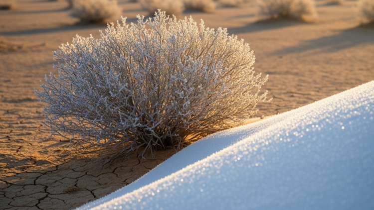 Desert bush strategy supercharges snow-inspired optimizer for clustering problems