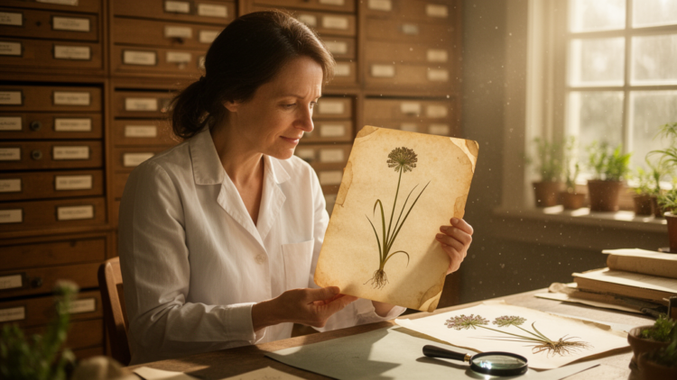 Botanists settle a 250-year-old Allium name with a lost manuscript drawing