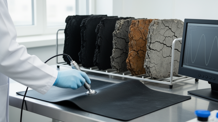 Ultrasonic Testing and AI Reveal How Ozone Ages Synthetic Rubber