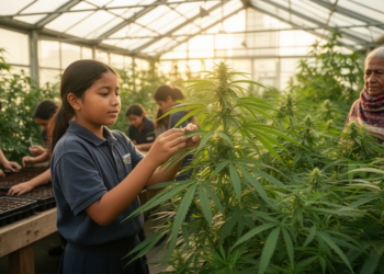 Hemp, sovereignty, and a flower-shaped framework for Indigenous STEM education