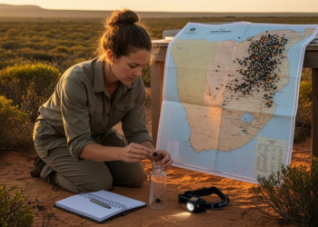 Mapping the gaps: South Africa’s spider records reveal deep sampling bias