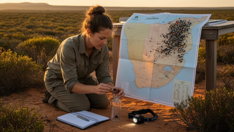 Mapping the gaps: South Africa’s spider records reveal deep sampling bias