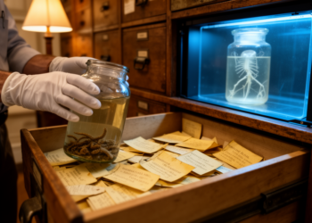 Parasites hiding for a century found in museum drawers with X-rays
