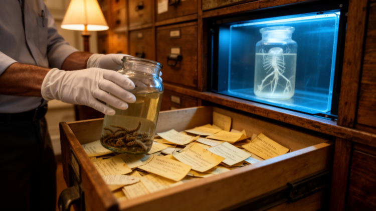 Parasites hiding for a century found in museum drawers with X-rays