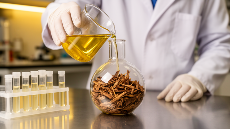 Task-Specific Ionic Liquids Turn Stubborn Plant Waste Into Platform Chemicals