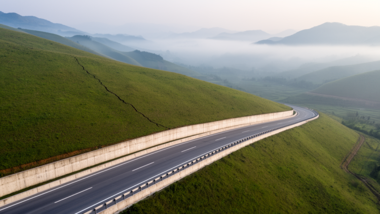 Machine learning reveals hidden danger in China’s gently dipping highway slopes