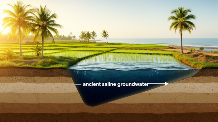Ancient Seawater Still Lurks Beneath a Vietnamese Coastal Aquifer, 5,000 Years After the Sea Receded