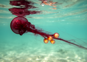 Rare Siphonophore Rhizophysa eysenhardtii Spotted in Shallow Waters of False Bay, South Africa