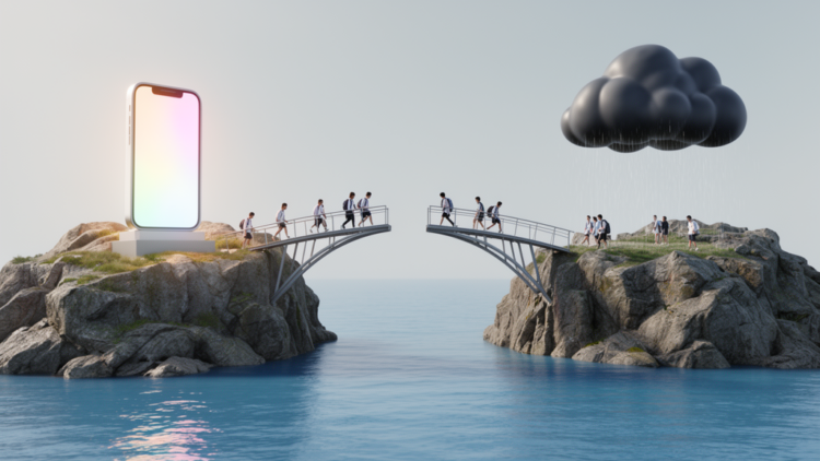 Two symptom bridges link social media problems and depression in students