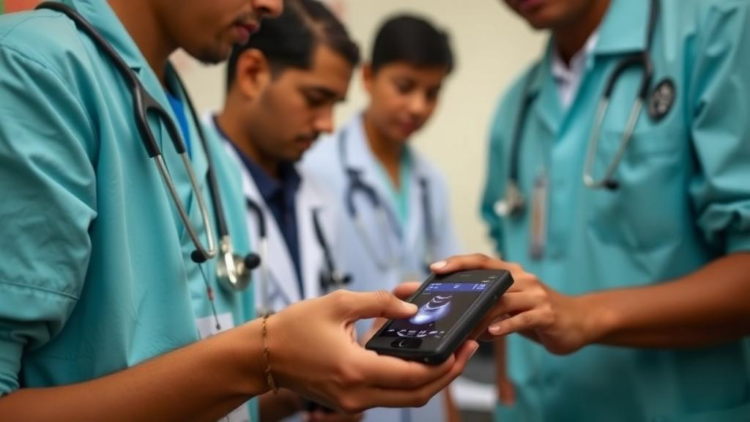 Pocket Ultrasound Brings Bedside Imaging to Guatemalan Medical Students