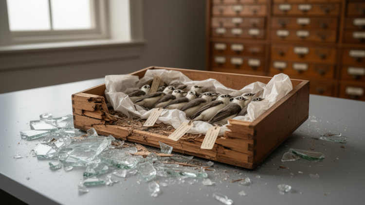 Ghosts and entanglements: the destroyed White-eye drawer of World Museum, Liverpool