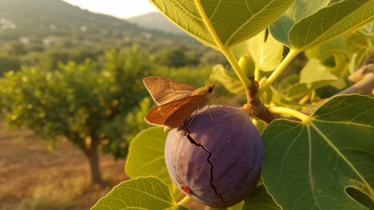Cosmopolitan moth invades Cyprus fig trees, DNA reveals North American link