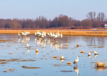 Wintering Waterbirds Turn Small Satellite Wetlands Around Chao Lake Into Vital Refuges