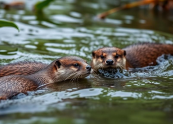 Otters Turn Insect Hunters in Chiapas River Where Fish Run Scarce