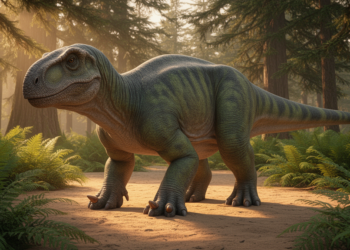 Iguanodon may have walked on all fours, rewriting dinosaur locomotion history