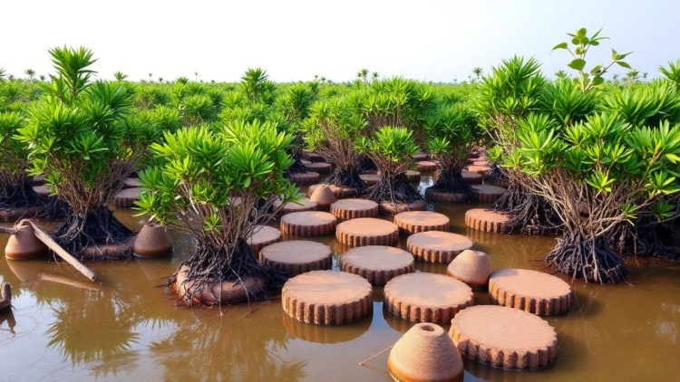Mangrove Sediment Cores Reveal Aquaculture’s Nutrient Footprint in Vietnam’s Red River Delta
