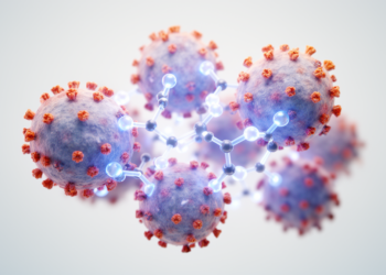 Trivalent Antiviral Conjugates Trap Influenza Viruses by Cross-Linking Them Together