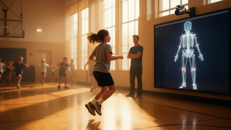 AI Feedback Coach: How Real-Time Pose Detection Builds Motivation and Motor Skill in Traditional PE