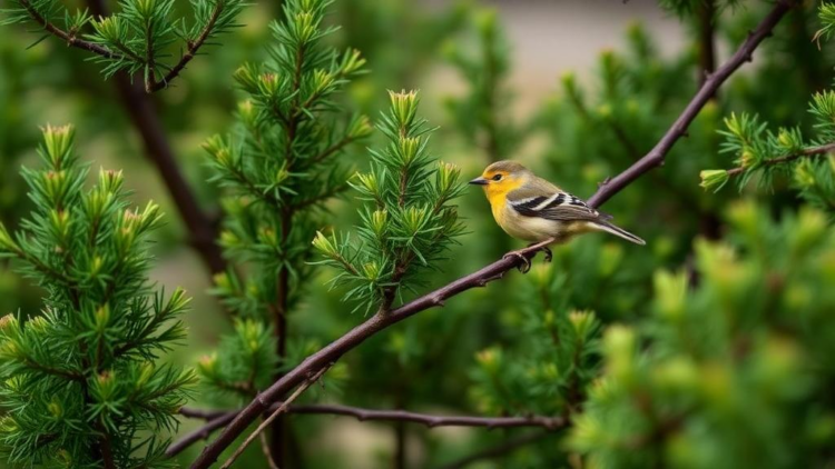 Invasive evergreen shrubs reshape how Welsh woodland birds feed, acoustics reveal