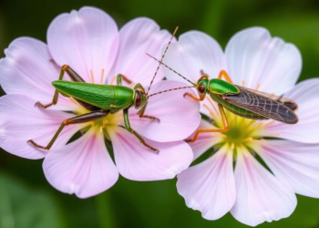 Grasshoppers and Katydids Are Secretly Southeast Asia’s Busiest Flower Visitors