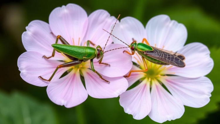 Grasshoppers and Katydids Are Secretly Southeast Asia’s Busiest Flower Visitors
