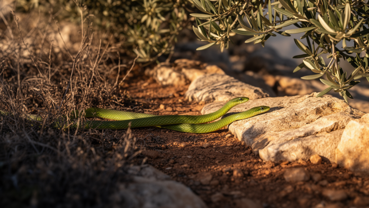 Climate Maps Reveal a Split Fate for Mediterranean Whip Snakes