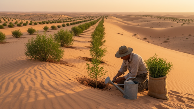 Thirty-One Years of Dune Planting in Algeria Reveals Which Shrub Best Restores Life to Shifting Sands