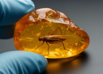 Weird six-legged Cretaceous cricket preserved in amber crawled instead of jumping