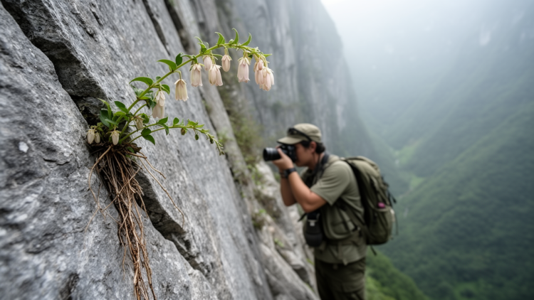 New bell-flowered plant species discovered clinging to Yunnan limestone cliffs
