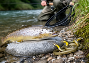 Trout Caught in Bavaria Had Three Baby Grass Snakes in Its Stomach