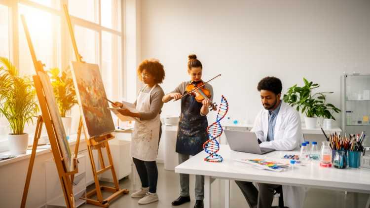 Genetic Study Challenges the “Mad Genius” Link Between Creativity and Mental Illness