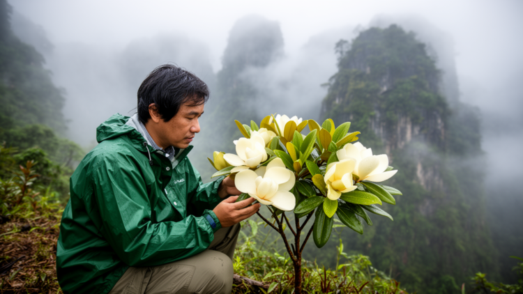 Vietnam’s misty peaks yield a striking new magnolia species