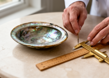 Geometry Cracks the Shell: Reading Abalone Origins in Their Shapes