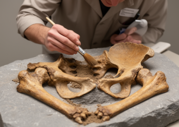 Ancient Giant Amphibian Hips Reveal a Life of Lazy Swimming