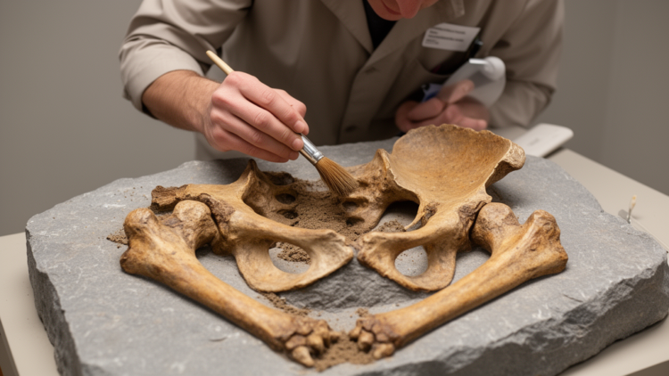 Ancient Giant Amphibian Hips Reveal a Life of Lazy Swimming