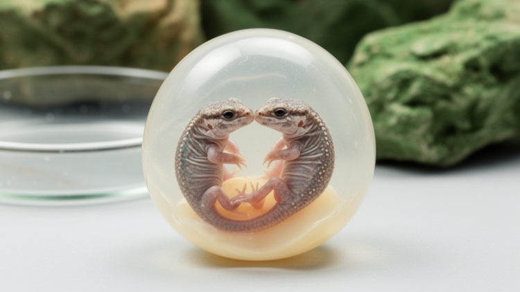 Two-headed lizard embryo discovered in parthenogenetic rock lizards