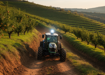 Smart Energy Brain Helps Hybrid Farm Machines Conquer Steep Orchard Hills