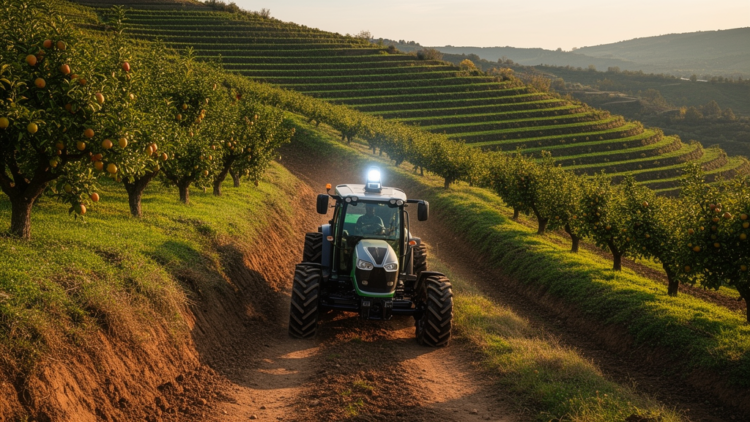 Smart Energy Brain Helps Hybrid Farm Machines Conquer Steep Orchard Hills
