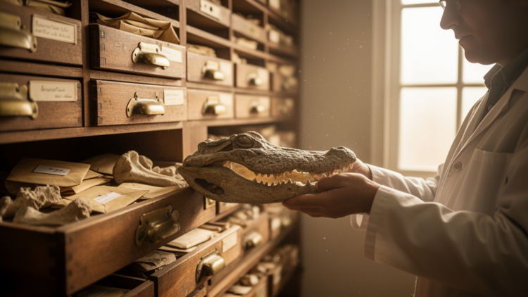 Century-Old Museum Drawers Yield Clues to the Dawn of Caimans in Patagonia