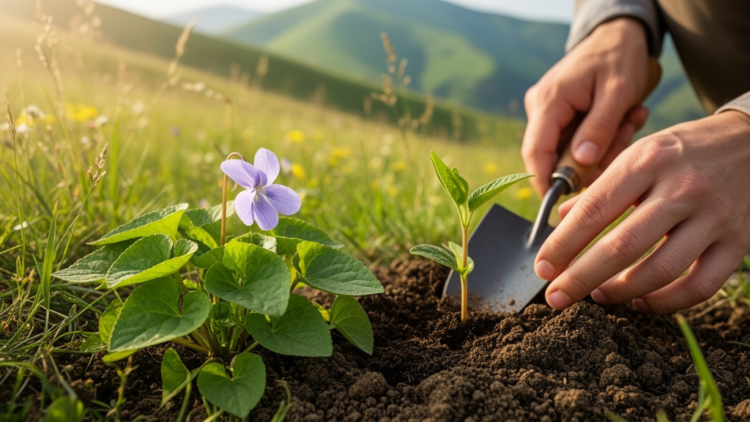 Endangered Meadow Violet Gets New Home in Bulgaria