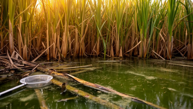 Invasive Giant Reed Supercharges Mosquito Growth by Rewiring Aquatic Microbial Food Webs